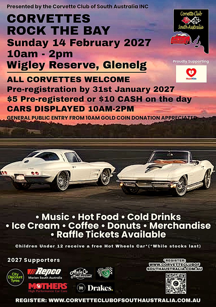 CORVETTES ROCK THE BAY 2027