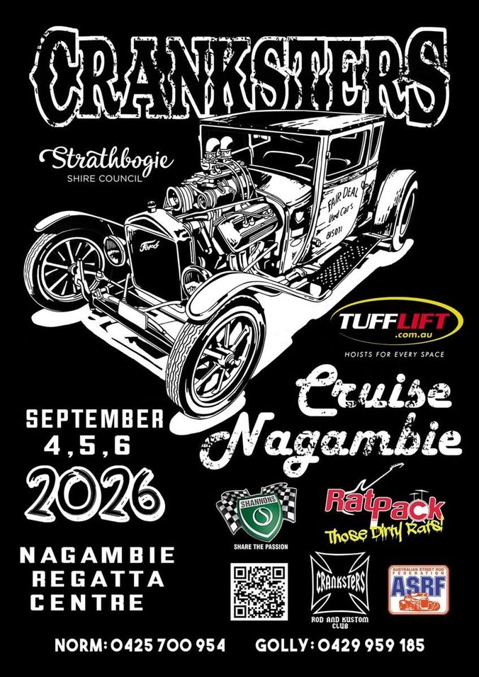 CRANKSTERS CRUISE & DISPLAY NAGAMBIE