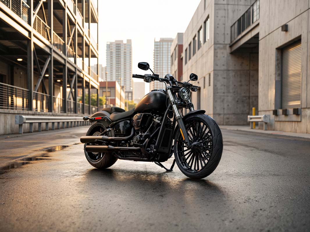 Harley-Davidson reveals blacked-out Breakout