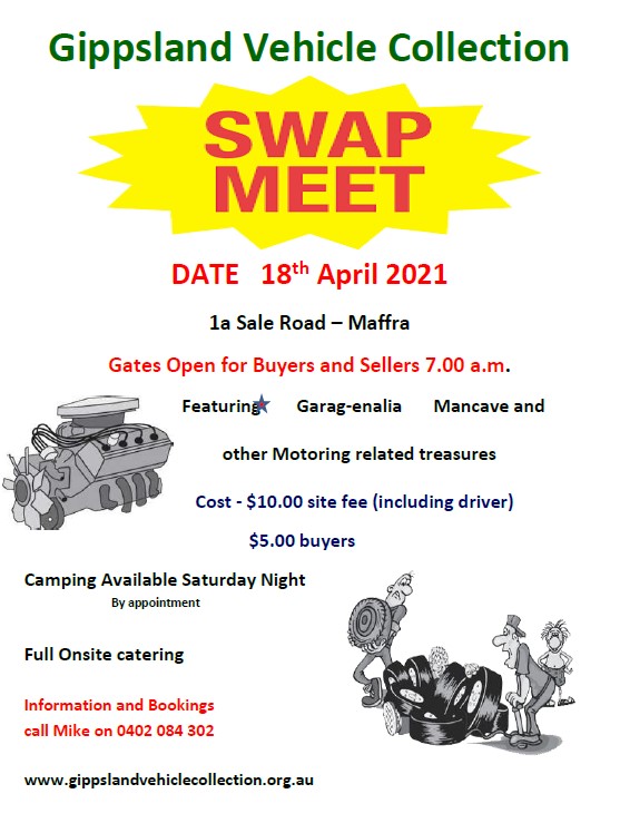 Gippsland Vehicle swap meet