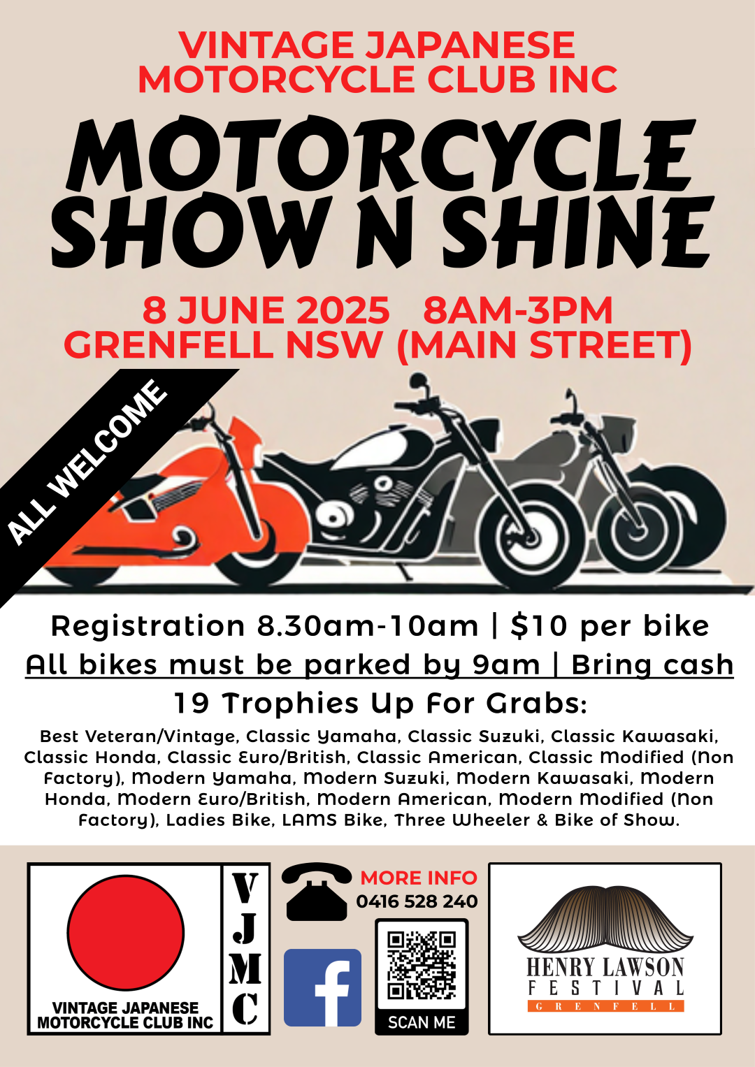 2025 Grenfell Motorcycle Show N Shine 