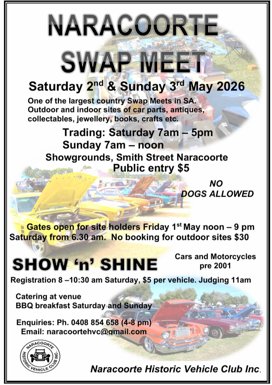 Naracoorte Swap Meet & Show n Shine