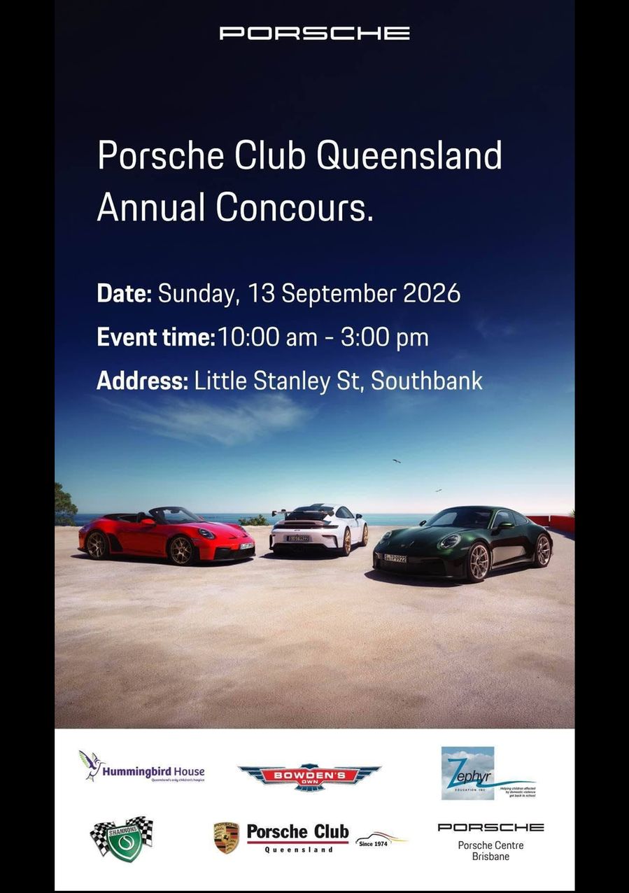 Porsche Club Qld Concours