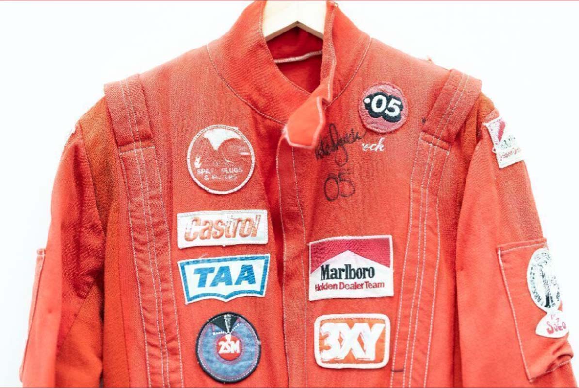 Suited up for Glory: Peter Brock's HDT race suit is going under the hammer