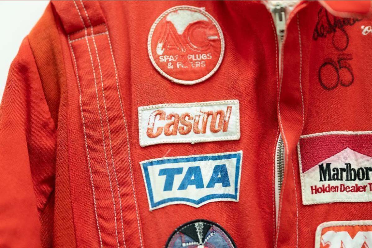 Suited up for Glory: Peter Brock's HDT race suit is going under the hammer