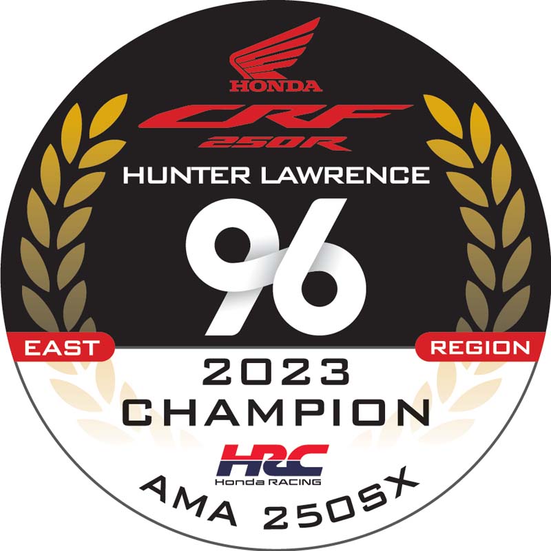 Hunter Lawrence wins 2023 AMA 250SX East Championship